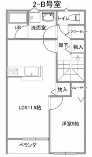 エクセルコートI【2階】の間取り