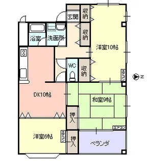 ヴィラパル【2階】の間取り