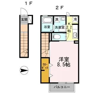 グレイス【2階】の間取り