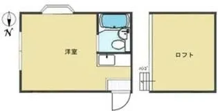 グリーンコーポ パート1【1階】の間取り