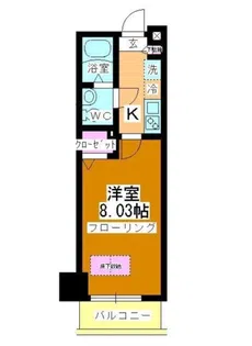 アルファコート西川口9【9階】の間取り