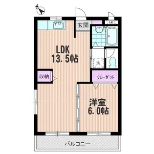 エルセリート東浦和【2階】の間取り