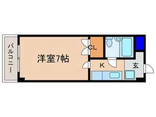 山崎マンション【3階】の間取り