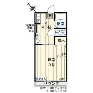 エクスリートK【1階】の間取り