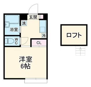 小手指第一レジデンス【1階】の間取り
