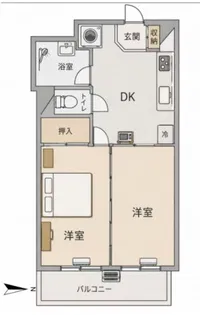志村三丁目フラワーホーム【4階】の間取り