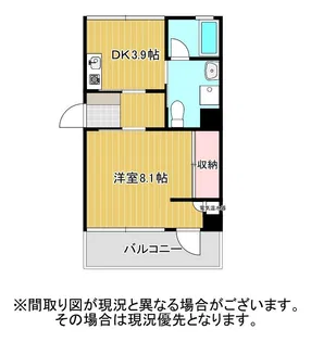 RESIDENCE Le Sucre【2階】の間取り