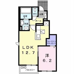 サンヴェール蔵波12【1階】の間取り