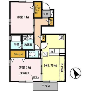 Marble II【1階】の間取り