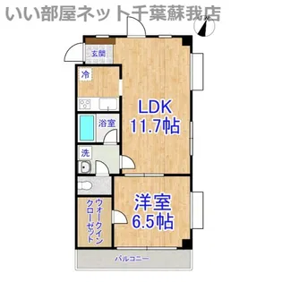 BAY SIDE COURT壱番館【3階】の間取り