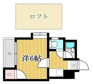 マリー大橋【2階】の間取り
