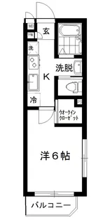 カルデラッツィオ瑞江【1階】の間取り
