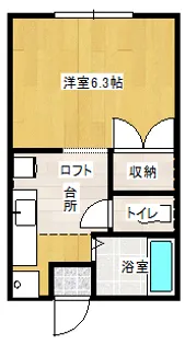 ベルメゾン中野栄【1階】の間取り