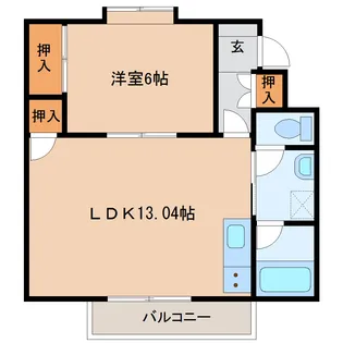 新潟県新潟市中央区浜浦町1【マンション】の間取り
