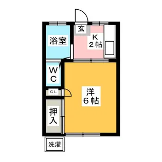 ハイツ小池No1【1階】の間取り