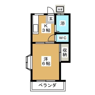 国府台ドリームハイツ【2階】の間取り