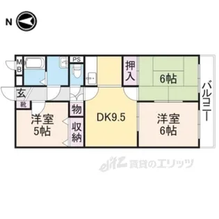 エスポワールM2【2階】の間取り