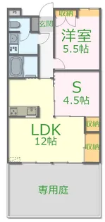 ブライトン5【1階】の間取り