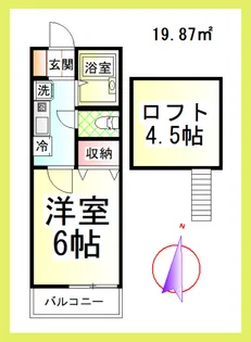 SE グランデリーベル【1階】の間取り