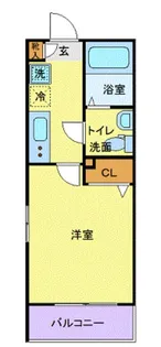 CITY SPIRE西新宿【3階】の間取り