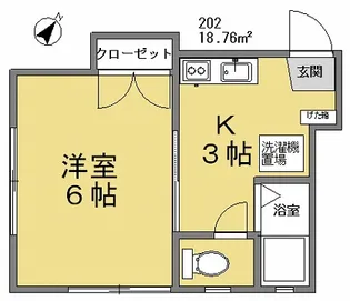 パリワール【2階】の間取り