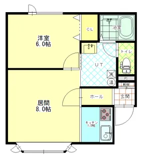 エスティぱる【2階】の間取り