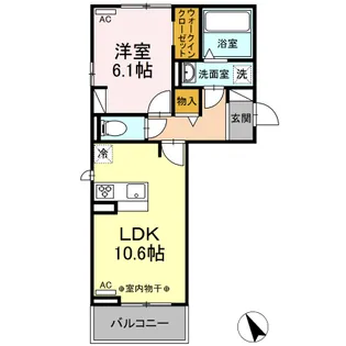 エミネンス南【2階】の間取り