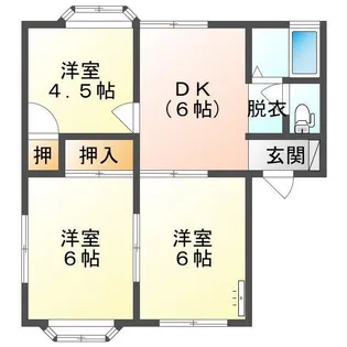 モンエステ【1階】の間取り