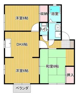ラフィネ可愛【2階】の間取り
