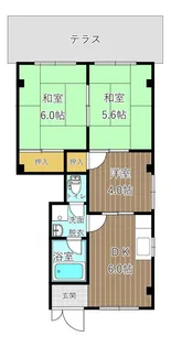 大阪府大阪市旭区大宮2【マンション】の間取り