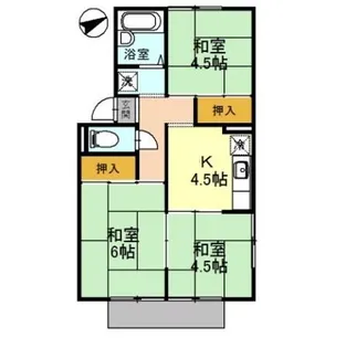 3Kの間取り画像