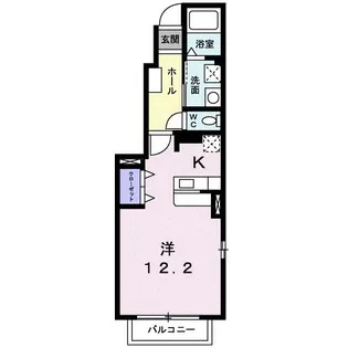 ベル・オーブ【1階】の間取り