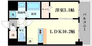 ベルンガーデン林寺【6階】の間取り