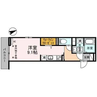 メゾン・ド・シュシュ布瀬【1階】の間取り