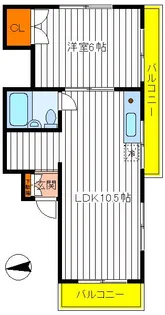 東京都立川市曙町3【マンション】の間取り