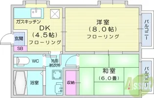 アルテック60【1階】の間取り