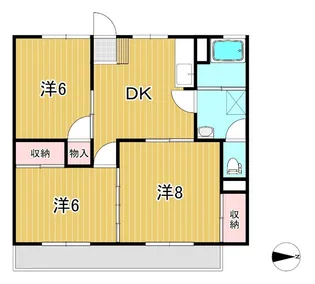 黒沢マンション【3階】の間取り