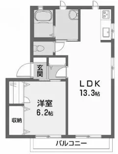 ディアスつゞみ【2階】の間取り