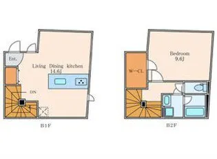 M.A HILLS AKASAKAの間取り