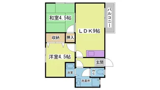 南五葉ハイツ【3階】の間取り