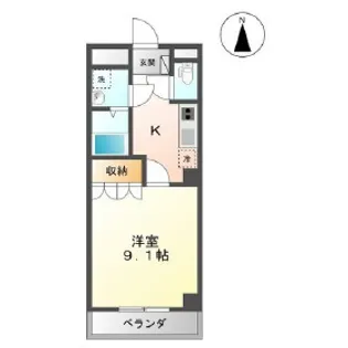 グランディール ヨシダ【3階】の間取り