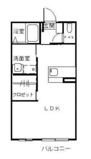 エスペランサ A【2階】の間取り