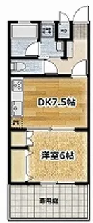 本丸ハイツRYO【2階】の間取り