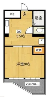 ガーデンヒルズ【1階】の間取り