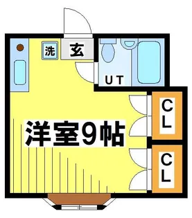 東京都調布市調布ケ丘2【アパート】の間取り