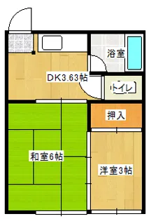 フォーシーズン藤代【2階】の間取り