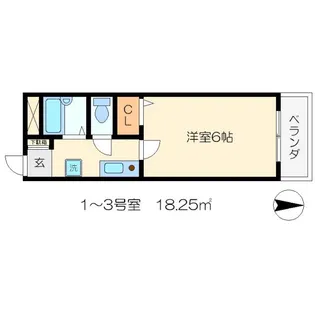 グレースTOMIMORI【2階】の間取り