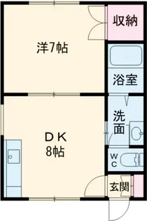 クレイドル鍛治【2階】の間取り