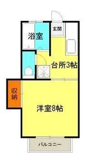 パステルハウスD棟【1階】の間取り