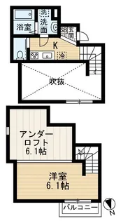 M’sレジデンス【1階】の間取り